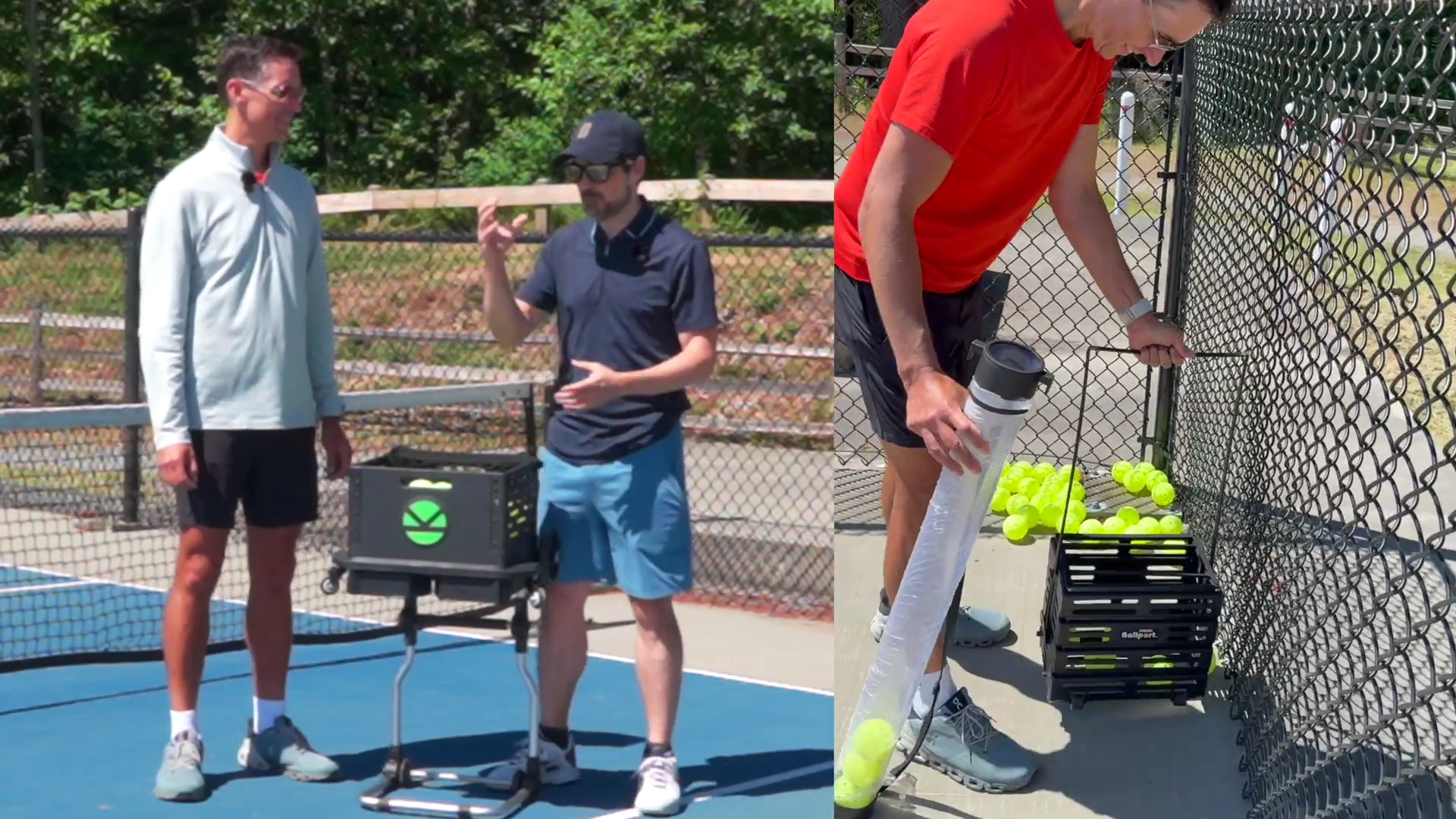 Pickleball Player Tries FLIPP: A Better Way to Collect, Carry, and Practice With More Balls